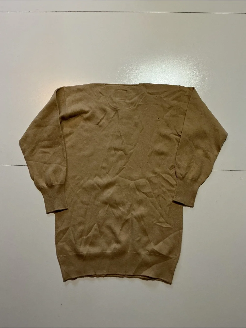 Vintage Alpha 100% Cashmere Japan Undershirt Henley Sweater